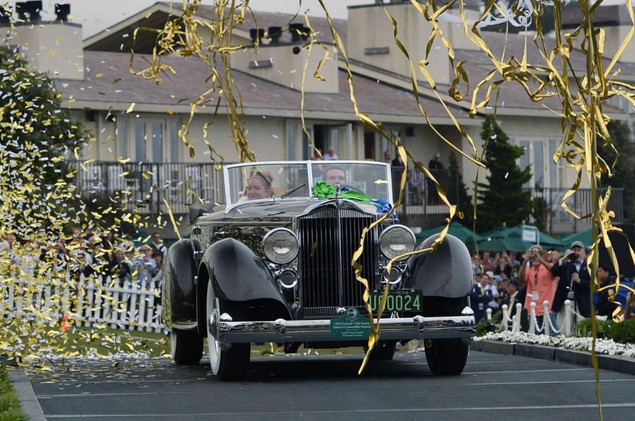  Packard 1108 Twelve Dietrich Convertible Victoria 1934 года  (фото 10 из 13)